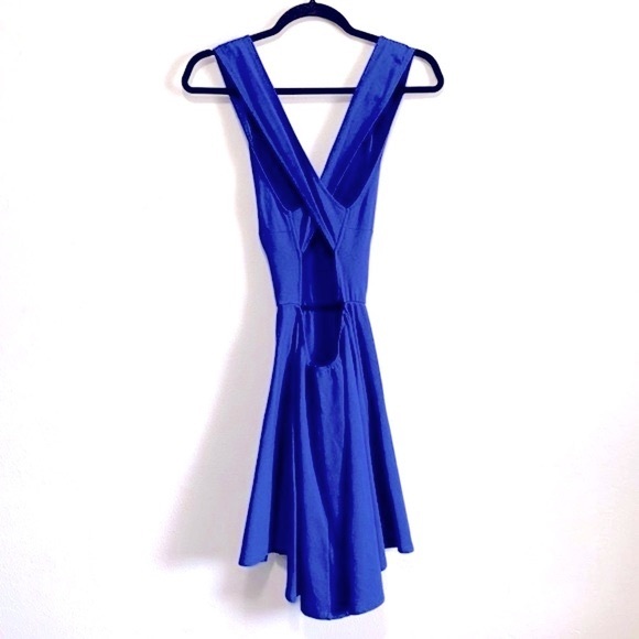 Lulu’s Royal Blue Sleeveless Swing Dress - Picture 2 of 5
